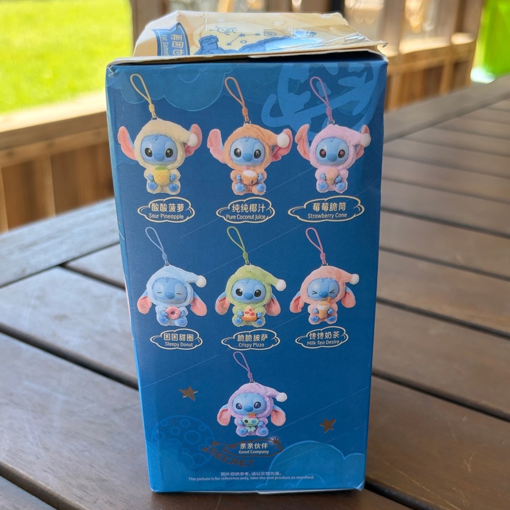 Disney Stitch Plush Surprise Box - Blue with Pink Ears and Cream Hood - Picture 4 of 6
